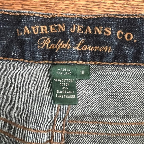 Vintage Lauren Jeans Co. Ralph Lauren Bootcut Jeans – Dark Wash, Size 10 - Picture 2 of 7